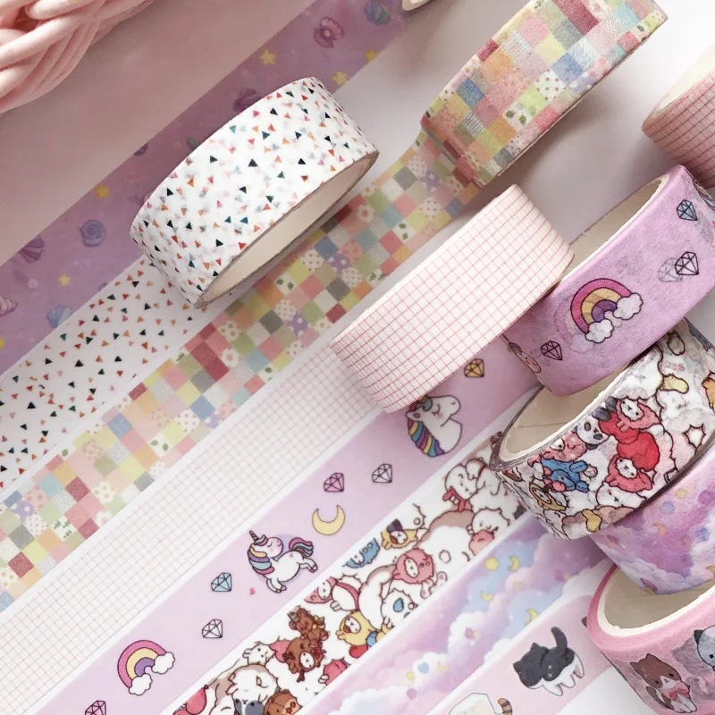 1Pcs Kawaii Cartoon Decoration Tape Paper Washi Masking Tape Creative - Image 5