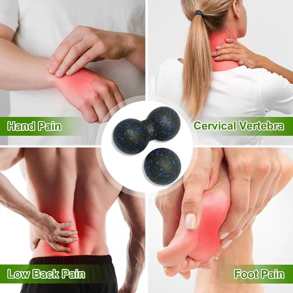 3 in 1 Foam Roller Set with Peanut Massage Ball,Yoga Roller, Massage - Image 6