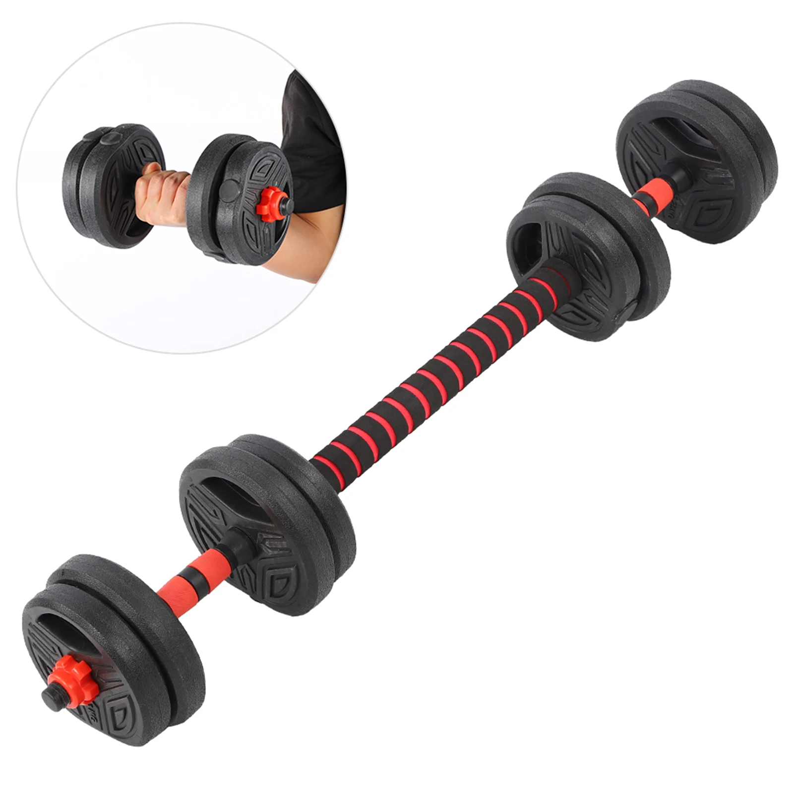 Dumbbell Set Roundness Dumbbell Domestic Exercise Fitness Equipment - Image 6