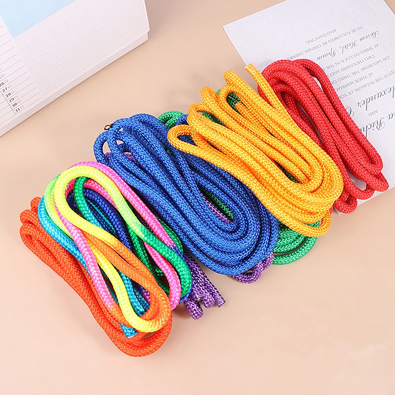 1PC Gymnastics Arts Rope Jumping Rope Exercise Fitness Rainbow Color - Image 3