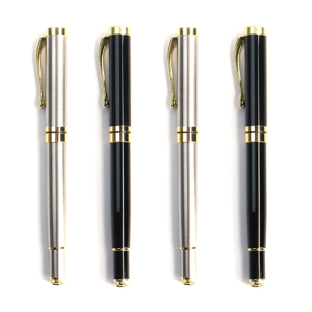 1Pcs Luxury Brand Roller Ballpoint Pen Metal Office School Supplies